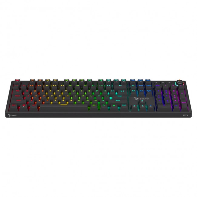 SAVIO STYX Mechanical Keyboard Outemu Brown, Hot Swap, RGB SAVIO STYX Mechanical Keyboard Outemu Brown, Hot Swap, RGB