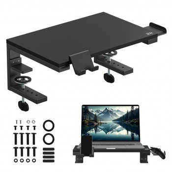 Ergo Office laptop / monitor stand, max. load 20kg, for diag. 13-32