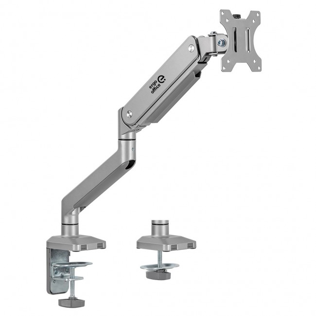 Ergo Office Aluminium Monitor Mount with Gas Spring, Double Arm, VESA 75x75/100x100, 17 Ergo Office Aluminium Monitor Mount with Gas Spring, Double Arm, VESA 75x75/100x100, 17