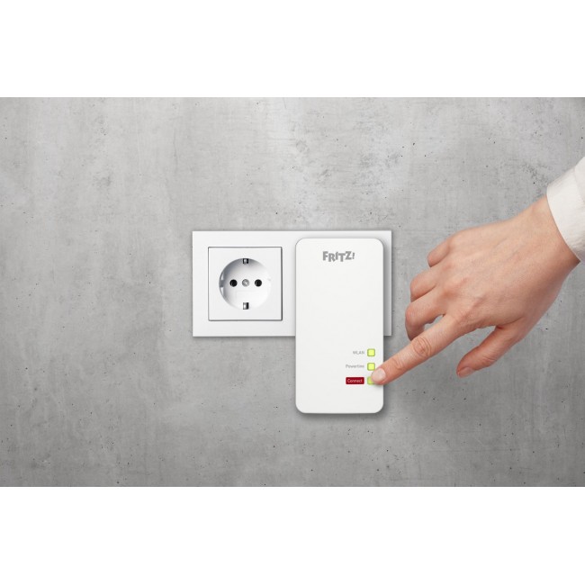 FRITZ!Powerline 1260 1200 Mbit/s Ethernet LAN Wi-Fi White 1 pc(s)