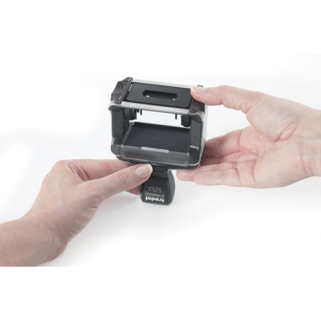 Trodat 5253 Typomatic Self-Inking Custom stamp Steel