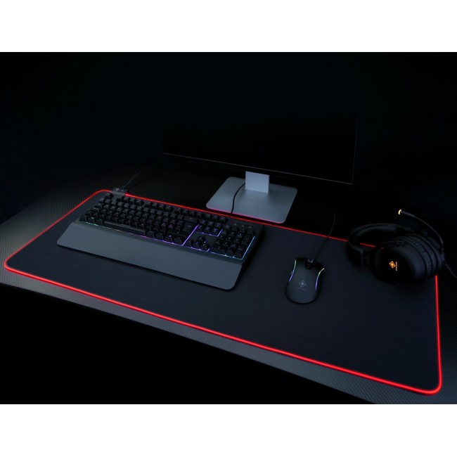 Deltaco Gaming GAM-079 mouse pad Gaming mouse pad Black