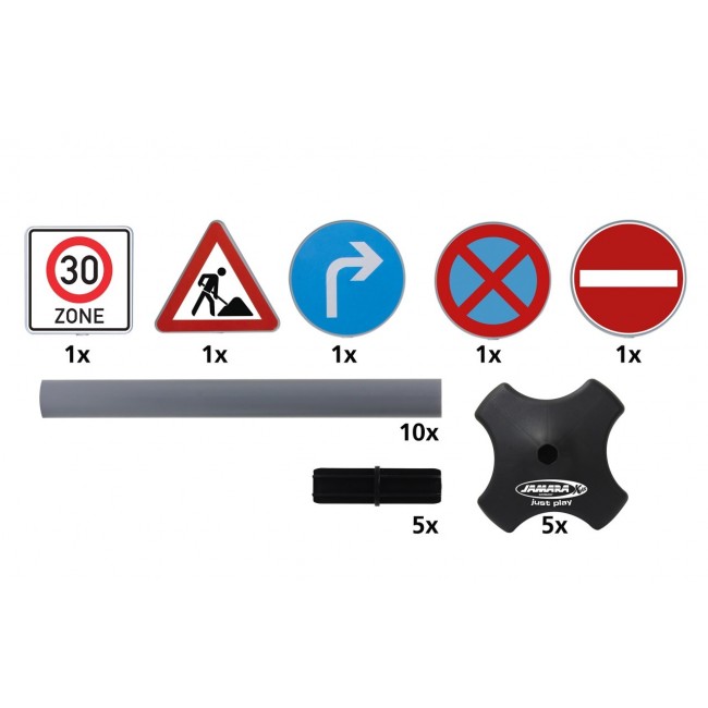 Jamara 460293 rocking/ride-on toy accessory Toy traffic signs set Jamara 460293 rocking/ride-on toy accessory Toy traffic signs set
