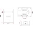 A-LAN GN005 network junction box Cat5e White A-LAN GN005 network junction box Cat5e White