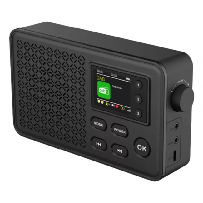 Denver DAB-57 radio Portable Black Denver DAB-57 radio Portable Black