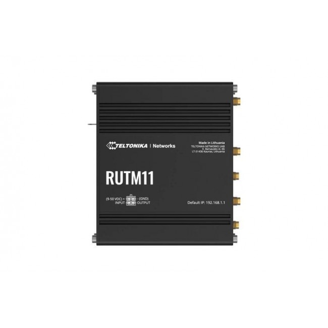 Teltonika RUTM11 wired router Gigabit Ethernet Black Teltonika RUTM11 wired router Gigabit Ethernet Black
