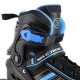 NILS EXTREME NH18191 2IN1 SKATES BLACK/BLUE SIZE. L (39-43) WITH INTERCHANGEABLE HOCKEY SKATES