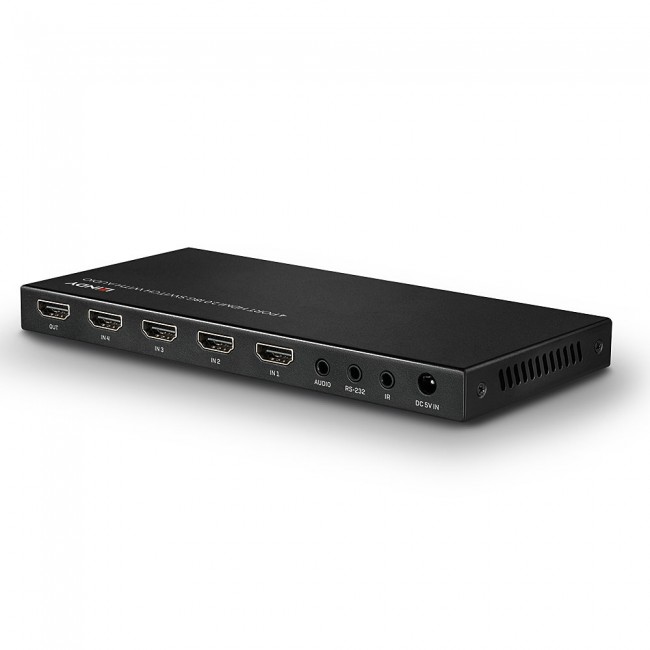 Lindy 4 Port HDMI 18G Switch with Audio Lindy 4 Port HDMI 18G Switch with Audio