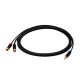 SSQ MiJRCA1 - cable mini stereo jack - 2x RCA, 1 metre SSQ MiJRCA1 - cable mini stereo jack - 2x RCA, 1 metre