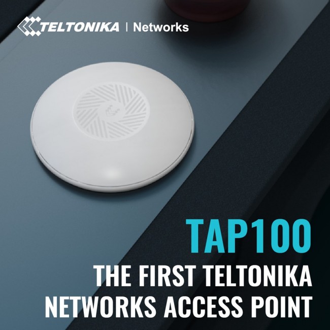Teltonika Accesspoint TAP100 2x1 Wi-Fi 4 300Mbit 1x 10/100 15W PoE - Access Point - 0,1 Gbps 300 Mbit/s White Power over Ethernet (PoE)