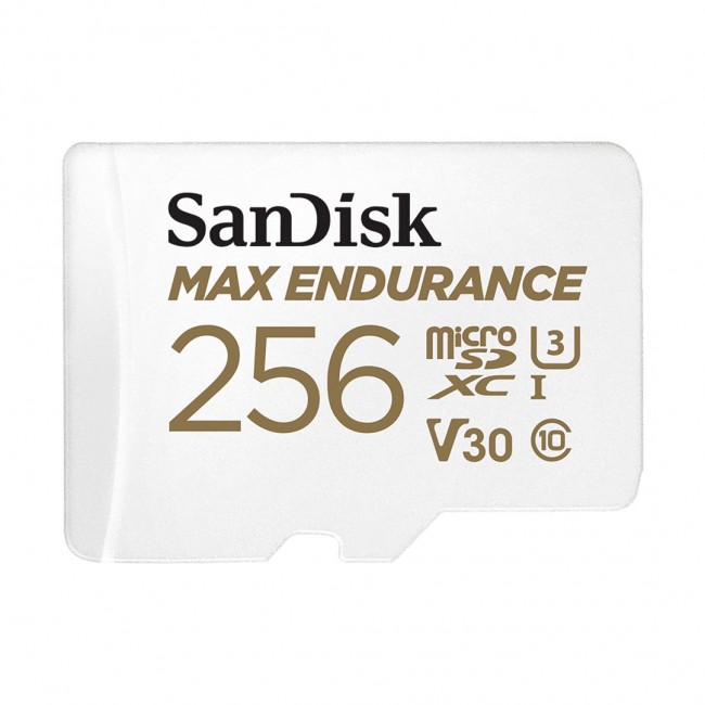 SanDisk MAX ENDURANCE 256 GB MicroSDXC UHS-I Class 10 SanDisk MAX ENDURANCE 256 GB MicroSDXC UHS-I Class 10