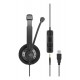 EPOS IMPACT SC 75 USB MS Headset, kabelgebunden, Kopfb gel, Anrufe/Musik, USB Typ-A, Schwarz