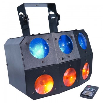 LIGHT4ME SIX EYE BEAM strong LED beam effect + REMOTE CONTROL