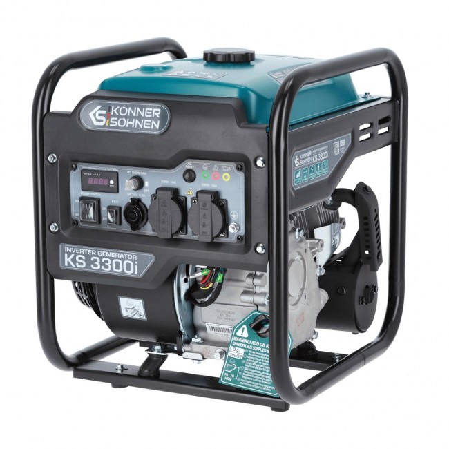 K nner & S hnen KS 3300I engine-generator 3000 W 7 L Petrol Black, Teal