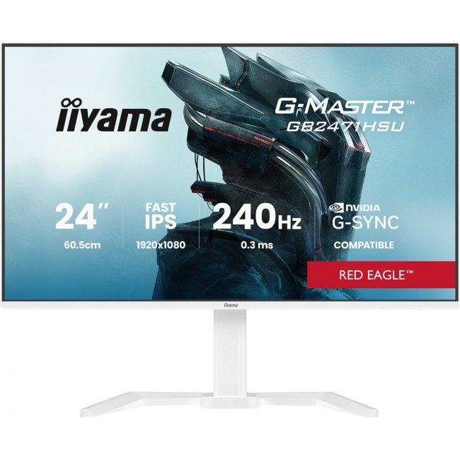 iiyama G-MASTER GB2471HSU-W1 computer monitor 60.5 cm (23.8