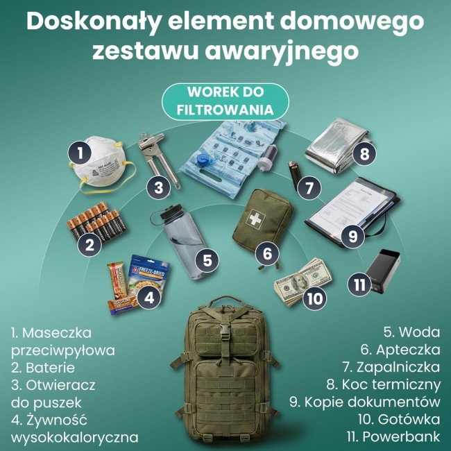 Extralink WOREK DO FILTROWANIA WODY