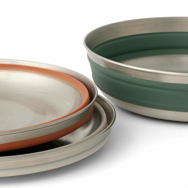 Sea To Summit Detour camping dish Round Silicone, Stainless steel Foldable 1 person(s) Personal Sea To Summit Detour camping dish Round Silicone, Stainless steel Foldable 1 person(s) Personal