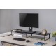 Gembird MS-TABLE2-01 monitor mount / stand Black Desk