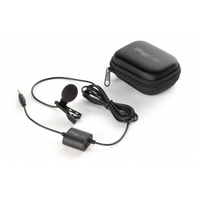 IK Multimedia iRig Mic Lav Black Clip-on microphone IK Multimedia iRig Mic Lav Black Clip-on microphone