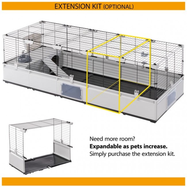 FERPLAST Modular 2 - cage for rabbit and domestic guinea pig - 109 x 72 x 56cm FERPLAST Modular 2 - cage for rabbit and domestic guinea pig - 109 x 72 x 56cm