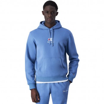 Men's Champion Hooded Sweatshirt Blue 220268 BS099 M