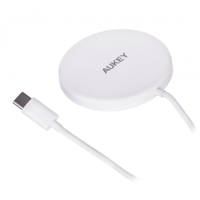 AUEKY Aircore Magnetic LC-A1 Wireless magnetic charger QI USB-C 15W White AUEKY Aircore Magnetic LC-A1 Wireless magnetic charger QI USB-C 15W White