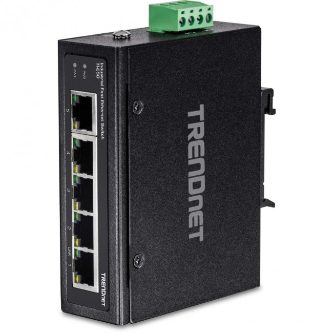 Trendnet TI-E50 network switch Unmanaged Fast Ethernet (10/100) Black Trendnet TI-E50 network switch Unmanaged Fast Ethernet (10/100) Black
