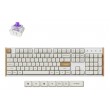 Keychron K10 HE keyboard Gaming USB + RF Wireless + Bluetooth QWERTY English White, Wood Keychron K10 HE keyboard Gaming USB + RF Wireless + Bluetooth QWERTY English White, Wood