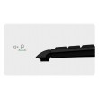 KeySonic KSK-3011ELC (DE) keyboard Home USB QWERTZ German Black