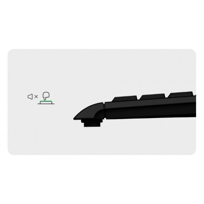 KeySonic KSK-3011ELC (DE) keyboard Home USB QWERTZ German Black
