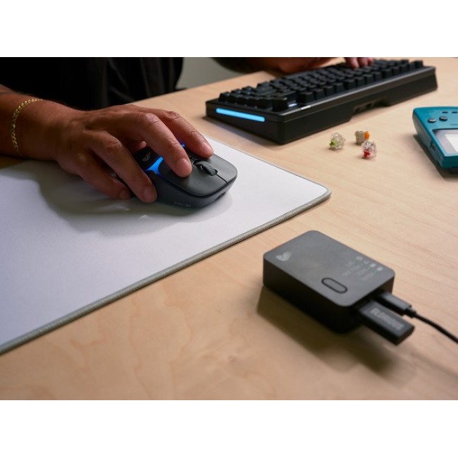 Glorious Gaming Model D3 Wireless Gaming Mouse - InfinitePlay Swappable Battery System, 8k Polling, 130M Click Optical Switches, Ultralight 69g, 30K DPI Optical Sensor, RGB - Black