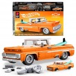 Mattel Brick Shop Hot Wheels Custom 62 Chevy Pickup Building Toy Kit (858 Pieces), for Collectors