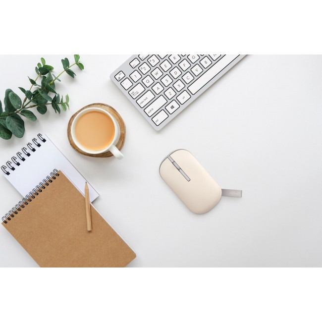 ASUS Marshmallow MD100 mouse Office Ambidextrous RF Wireless + Bluetooth Optical 1600 DPI