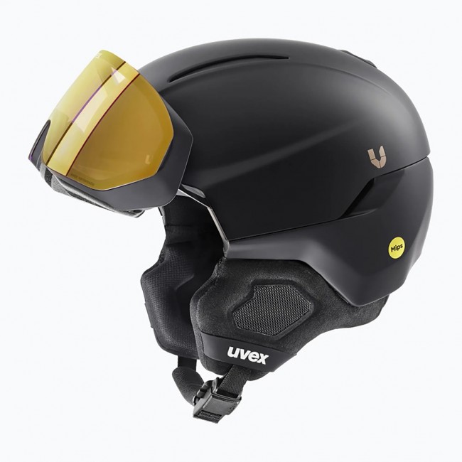 Ski helmet UVEX ULTIMATE HORIZON BLACK MATT, size 51 62
