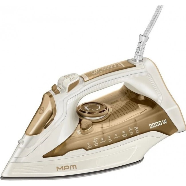 MPM MZE-31 Steam iron 3500 W Blue, Black