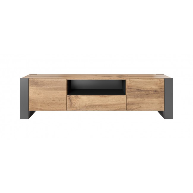 Cama TV stand WOOD wotan/antracite Cama TV stand WOOD wotan/antracite