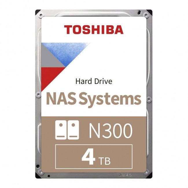 Toshiba BULK N300 NAS Hard Drive 4TB 512MB internal hard drive