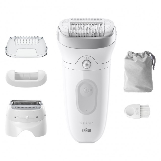 Braun Silk- pil 7 7-041 Grey, White