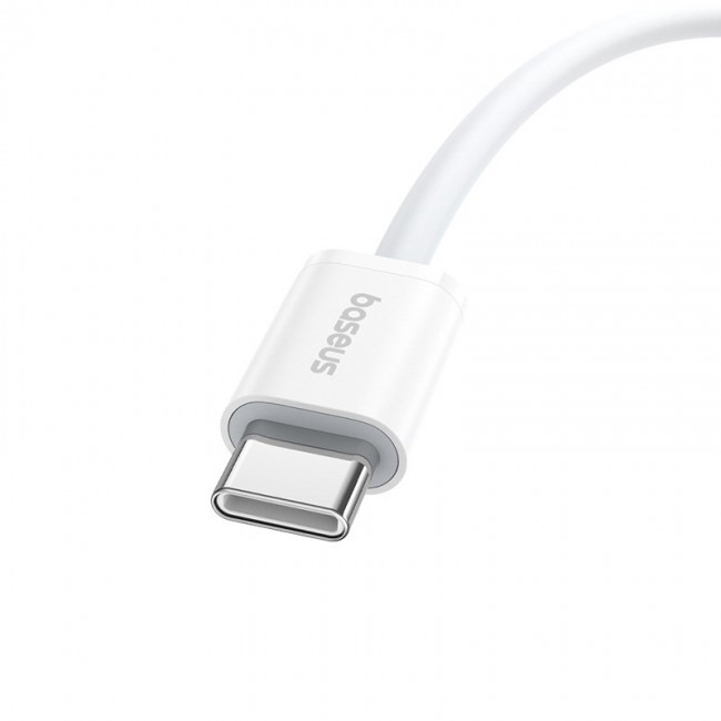 Baseus Superior USB C to USB C data cable 2 m 30 W White