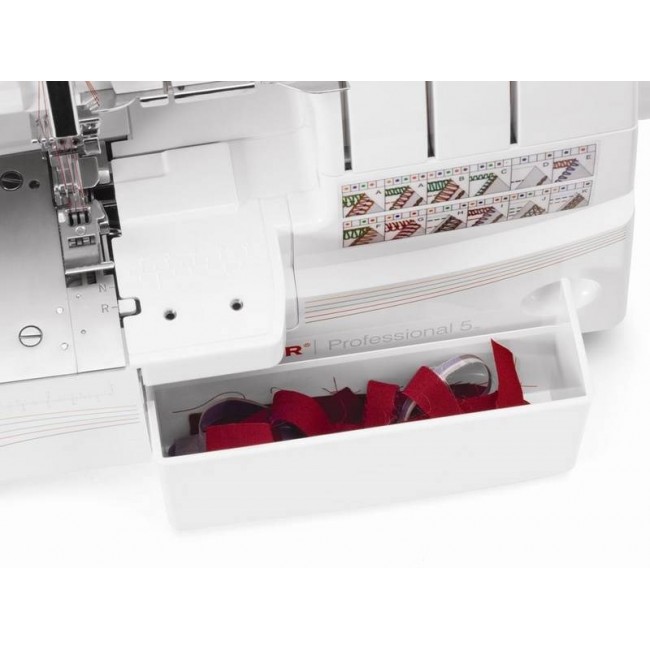 Overlock Singer 14T968 sewing machine, electric current, white Overlock Singer 14T968 sewing machine, electric current, white