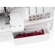 Overlock Singer 14T968 sewing machine, electric current, white Overlock Singer 14T968 sewing machine, electric current, white