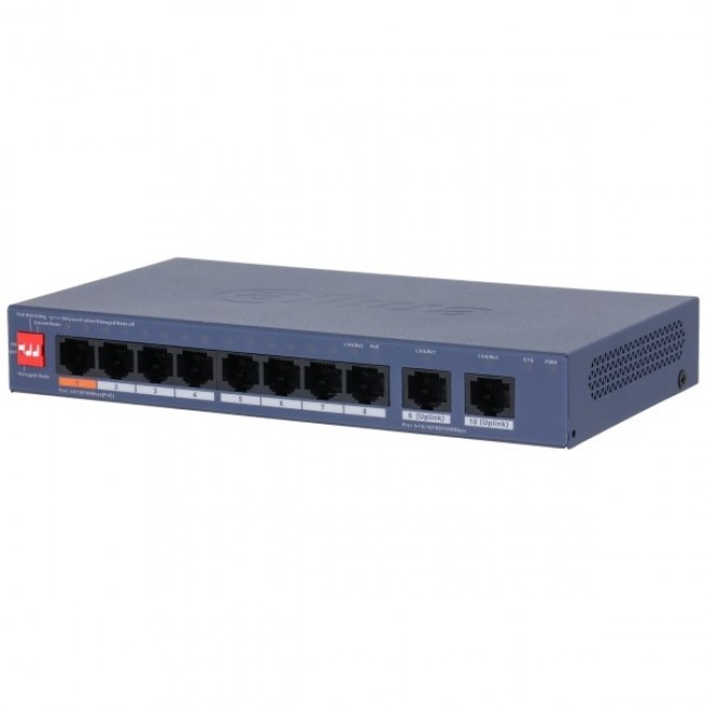PoE Switch CS4010-8ET2GT-60 8-Port Dahua PoE Switch CS4010-8ET2GT-60 8-Port Dahua