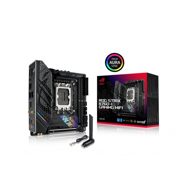 ASUS ROG STRIX B760-I GAMING WIFI Intel B760 LGA 1700 mini ITX ASUS ROG STRIX B760-I GAMING WIFI Intel B760 LGA 1700 mini ITX
