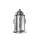 Vention Two-Port USB A+A(30+30) Car Charger Gray Mini Style Aluminium Alloy Type Vention Two-Port USB A+A(30+30) Car Charger Gray Mini Style Aluminium Alloy Type