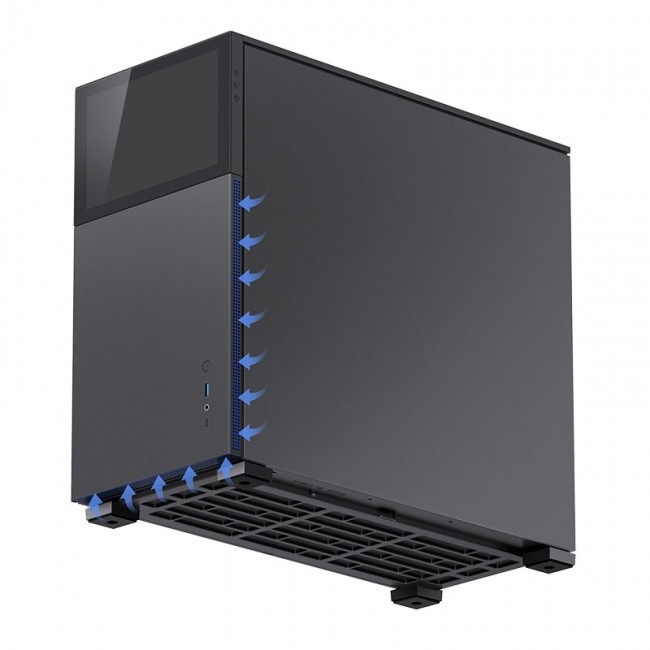 Jonsbo D41 Screen ATX Case, Tempered Glass - black Jonsbo D41 Screen ATX Case, Tempered Glass - black