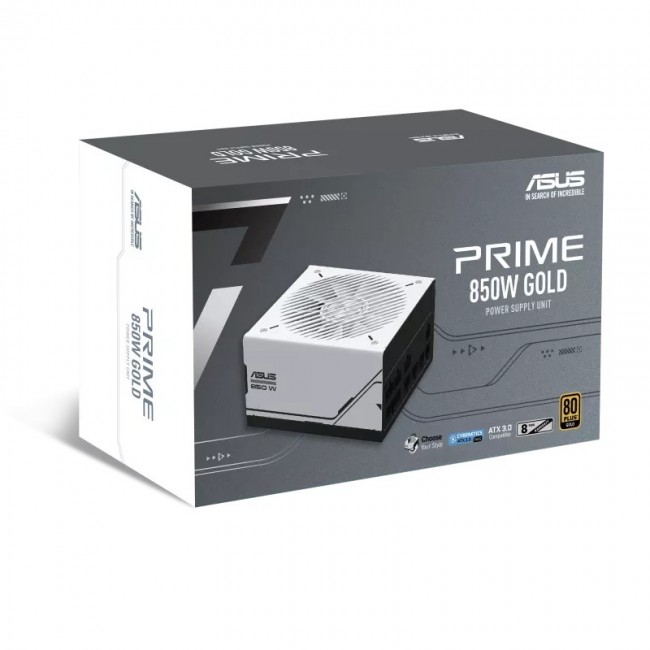 ASUS Prime 850W Gold ( AP-850G ) power supply unit 20+4 pin ATX ATX Black, White ASUS Prime 850W Gold ( AP-850G ) power supply unit 20+4 pin ATX ATX Black, White