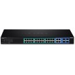 Trendnet TPE-5028WS network switch Managed Gigabit Ethernet (10/100/1000) Power over Ethernet (PoE) 1U Black