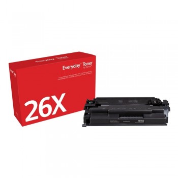 Everyday Black Toner by Xerox compatible with HP 26X (CF226X), High capacity