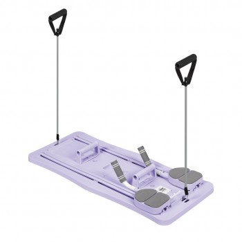 Domowy zestaw do pilates, wielofunkcyjny przyrząd do wicze fitness 9 w 1, kolor fioletowy