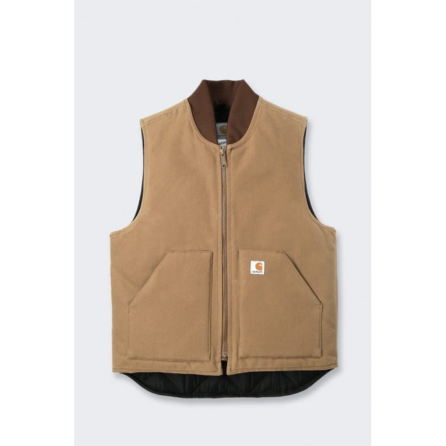 Carhartt Vest V01 Duck Insulated Brown Carhartt Vest V01 Duck Insulated Brown